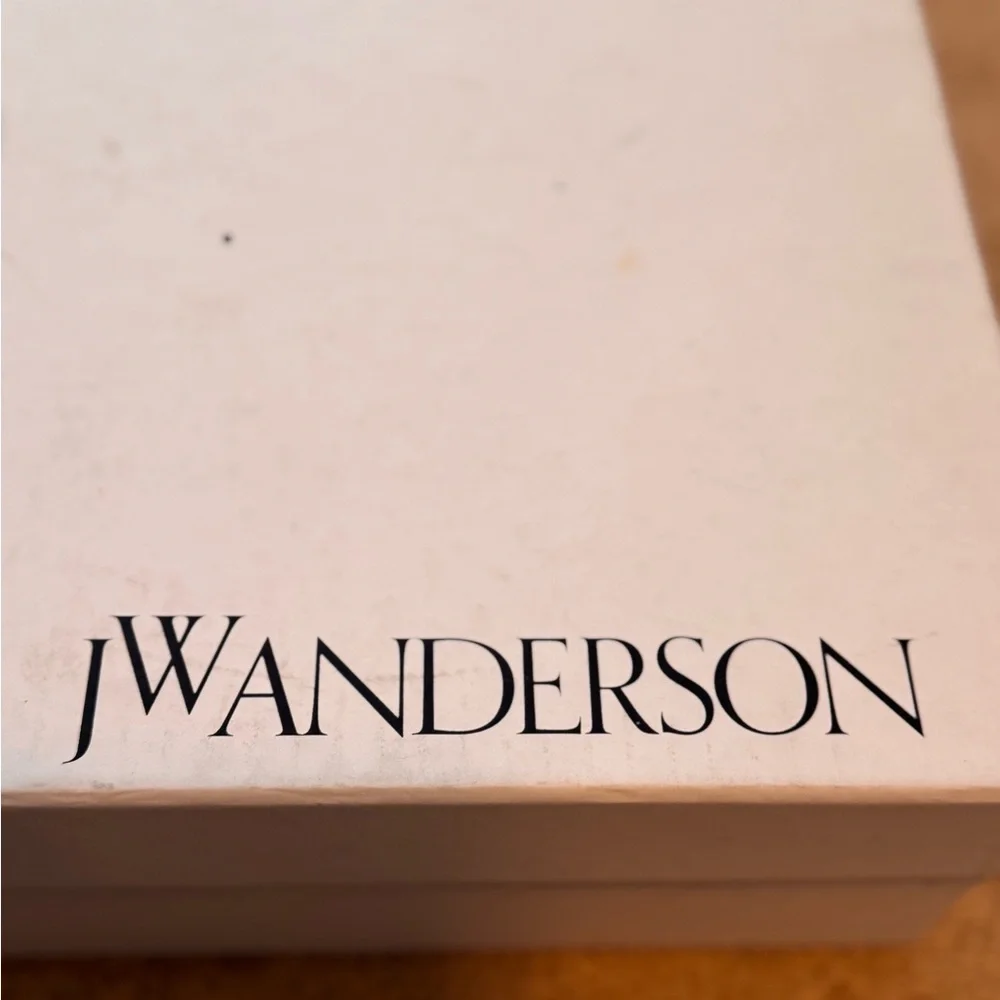 JW ANDERSON Black Loafers with Gold Chain - Picture 6 of 6